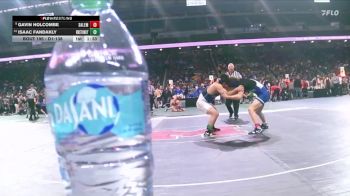 D1-138 lbs Quarterfinal - Gavin Holcombe, Salem vs Isaac Fandakly, Rochester Hills Stoney Creek