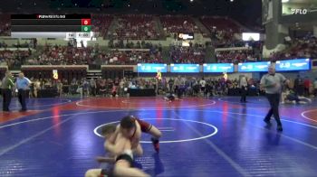 122 lbs Champ. Round 1 - Carson Wegner, Hardin Wrestling Club vs Braxtyn Anderson, North Montana Wrestling CLub