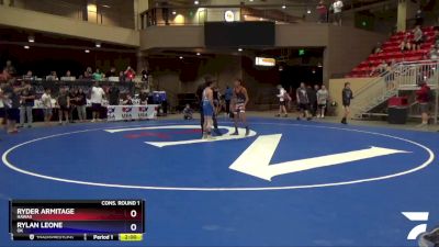 106 lbs Cons. Round 1 - Ryder Armitage, Hawaii vs Rylan Leone, OK