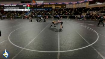 138 lbs Champ. Round 1 - Cael Puderbaugh, Basehor-Linwood HS vs Leyton Bartley, New Lenox (Lincoln-Way West)