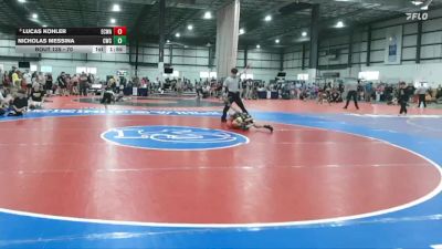 70 lbs Quarterfinal - Lucas Kohler, East Carolina Wrestling Academ vs Nicholas Messina, Centerville Wrestling Club