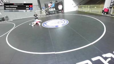 144 lbs Cons. Semis - Jack Torosian, World Team Training Center vs Bezhan Niazi, Alameda High School Wrestling