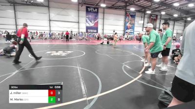 90 lbs Rr Rnd 1 - Jacob Miller, OBWC Bazooka vs Mason Marks, Estebuilt WC