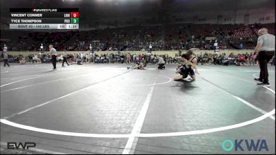 140 lbs Quarterfinal - Vincent Conner, Lions Wrestling Academy vs Tyce Thompson, Piedmont