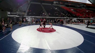 88-94 lbs Champ. Round 1 - Angel Madrigal, Oregon vs Caleb Weldon, Montana