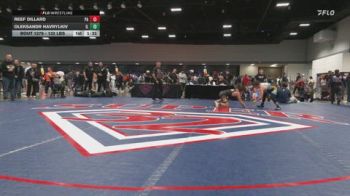 132 lbs 3rd Place - Reef Dillard, PA vs Oleksandr Havrylkiv, IL