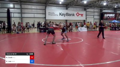 79 kg Consi Of 32 #1 - Alec Cook, Hilltopper Wrestling Club vs Kyle Lee, Noke Wrestling RTC