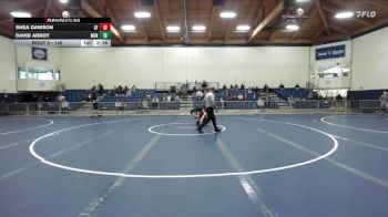149 lbs Champ. Round 1 - Shea Dawson, San Francisco State University vs David Arroy, Menlo NCWA