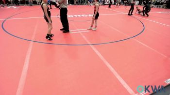 84 lbs Quarterfinal - Price Cunningham, Barnsdall Youth Wrestling vs Braylon Oliver, Harrah Little League Wrestling