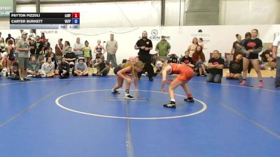 40 lbs Rr Rnd 7 - Payton Pizzuli, Lady Warriors United - W vs Carter Burkett, Virginia Team Predator - W