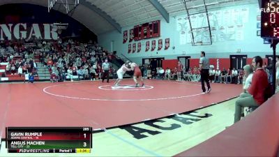 285 lbs Semis & Wb (16 Team) - Gavin Rumple, Adams Central vs Angus Machen, Tell City