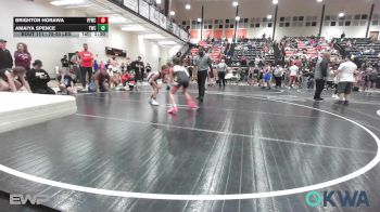 78-80 lbs Rr Rnd 1 - Brighton Horawa, Verdigris Youth Wrestling vs Amaiya Spence, Tahlequah Wrestling Club