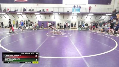 126 lbs Cons. Round 1 - Cashton Spruce, Sunnyside Wrestling vs Karter Worley, Ste Geneiveve