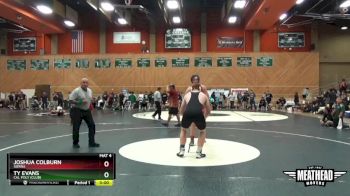 285 lbs Champ. Round 1 - Ty Evans, Cal Poly (Club) vs Joshua Colburn, Sierra