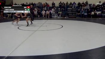 133 lbs Semifinal - Hoyt Hvass, North Idaho College vs John Orr, Colorado Northwestern CC