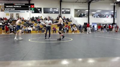 157 lbs Quarterfinal - Michael Petrella, Baldwin Wallace vs Wyatt Raab, Lakeland University