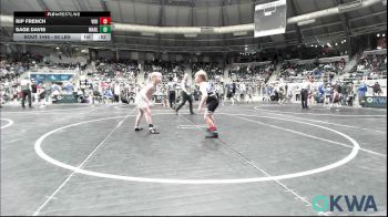90 lbs Semifinal - Rip French, Viking Wrestling Club vs Sage Davis, Marlow Outlaws