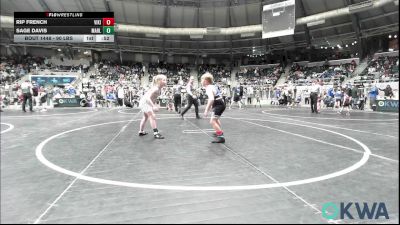 90 lbs Semifinal - Rip French, Viking Wrestling Club vs Sage Davis, Marlow Outlaws