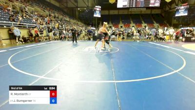 215 lbs Rnd Of 64 - Robert Seth Montierth, UT vs Jonah Bumgarner, TN