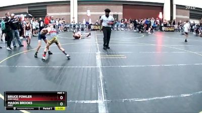 75 lbs Cons. Semi - Bruce Fowler, Ohio Gold vs Mason Brooks, Ares