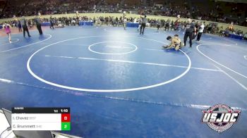 106 lbs Semifinal - Izayiah Chavez, Best Trained Wrestling vs Canaan Brummett, Chickasha Youth Wrestling
