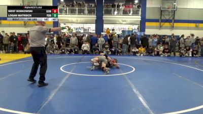 160 lbs Consy 3 - West Borkowski, Germantown Academy vs Logan Matrisch, Penn Trafford