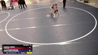 74 lbs 5th Place Match - Justice Perry, Minnesota vs Alexander Bragg, Pursuit Wrestling Minnesota