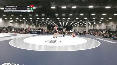 175 lbs Cons. Sub-semis - Luke Hayden, Eierman Elite Wrestling Club vs Jaxon Miller, Ubasa Wrestling Academy