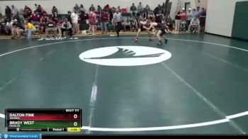 106 lbs Round 3 - Dalton Fink, Weaver vs Brady West, Deshler