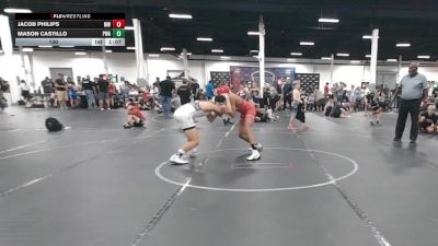 130 lbs Round 3 (6 Team) - Jacob Philips, Mat Warriors vs Mason Castillo, Parabellum WA