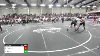 215 lbs 3rd Place - Cj Peters, No Team vs Samuel Nez, No Team