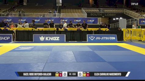 Hazel Rose Butcher-Salazar vs Eliza Carvalho Nascimento 2026 Pan Jiu Jitsu IBJJF Championship