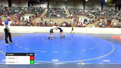 135 lbs 3rd Place - Ethan George, South Georgia Athletic Club vs Colton Sasher, West Forsyth Wrestling Club