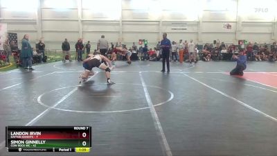 165 lbs Round 7 (10 Team) - Landon Irvin, Dayton Bandits vs Simon Ginnelly, Cow Rock WC