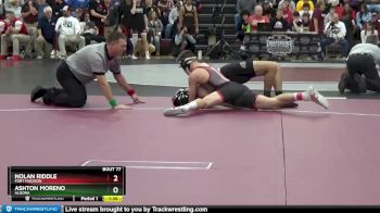 145 lbs Round 1 - Ashton Moreno, Algona vs Nolan Riddle, Fort Madison