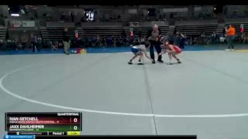65 lbs Quarterfinals (8 Team) - Jaxx Dahlheimer, Brainerd/Pillager vs Ivan Getchell, Maple River/United South Central