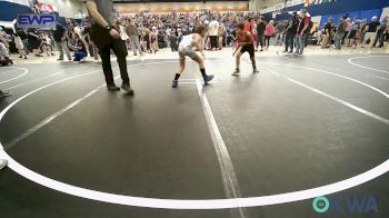 70 lbs Quarterfinal - Bentley Hausam, Tecumseh Youth Wrestling vs Kalon Cagle, Standfast OKC