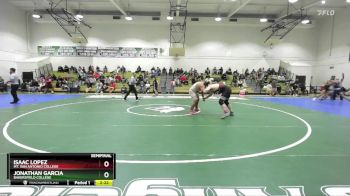 285 lbs Semifinal - Jonathan Garcia, Bakersfield College vs Isaac Lopez, Mt. San Antonio College