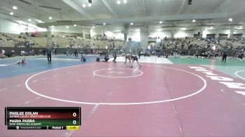 160 lbs Round 1 - Paislee Dolan, Sumner County Wrestling Club vs Maria Parra, Elite Wrestling Academy