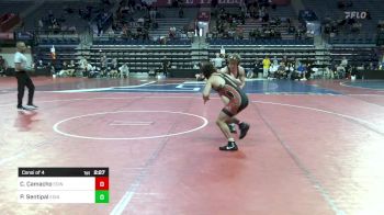 133 lbs Consi Of 4 - Colton Camacho, Edinboro vs Parker Sentipal, Edinboro