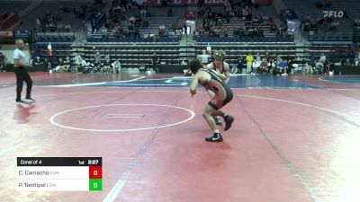 133 lbs Consi Of 4 - Colton Camacho, Edinboro vs Parker Sentipal, Edinboro