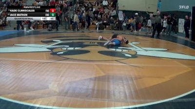 105 lbs Quarterfinal - Kade Clinkscales, Farmington Wrestling Club vs Jace Matson, Simley Wrestling Club