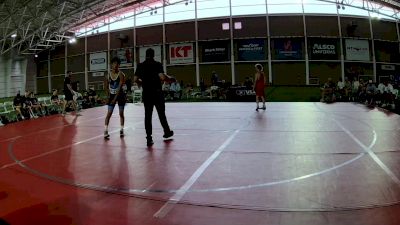 120 lbs Keedan Martin, Oklahoma Outlaws Red vs Christopher Ramirez, Arizona Blue