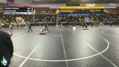115 lbs Cons. Round 2 - Charley Duggan, Marion vs Evalyn Clark, West Marshall