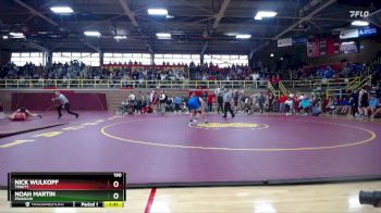 190 lbs Champ. Round 1 - Noah Martin, Franklin vs Nick Wulkopf, Trinity