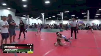52 lbs Round 7 (8 Team) - Cameron Gilbert, Journeyman Uprising vs Oakley Leese, Mayfield Mat Academy