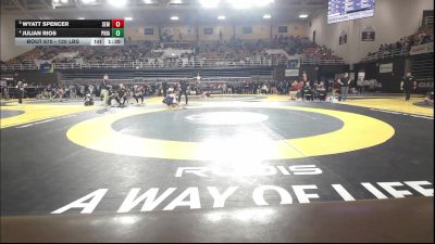 120 lbs Quarterfinal - Wyatt Spencer, Wyoming Seminary vs Julian Rios, Phillips Academy