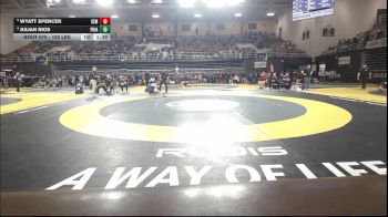 120 lbs Quarterfinal - Wyatt Spencer, Wyoming Seminary vs Julian Rios, Phillips Academy
