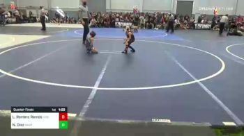 42 lbs Quarterfinal - Leonardo Romero Ramos, Independent vs Nathan Diaz, Warriors Of Christ (WOC)