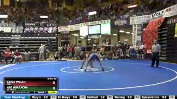 170 lbs Champ. Round 1 - Cayce Welch, Erie vs Abe Huaracha, St. Mary`s